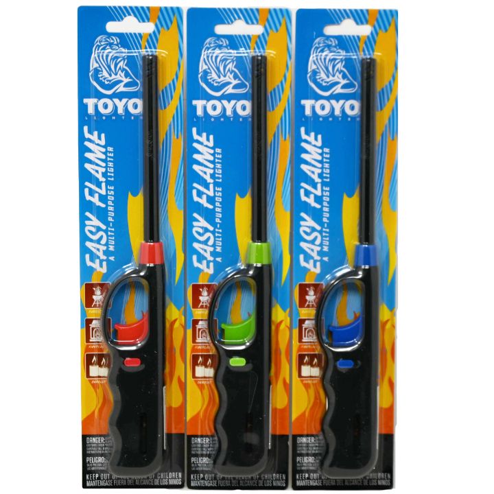 Toyo Easy Flame Multi-Purpose BBQ Lighter Refillable C/P 72