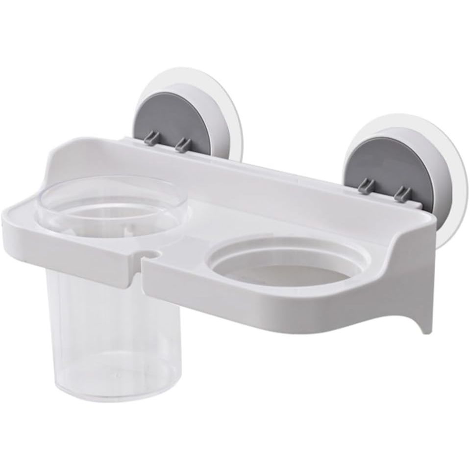 WHITE TRACELESS HAIR DRYER RACK C/P 50