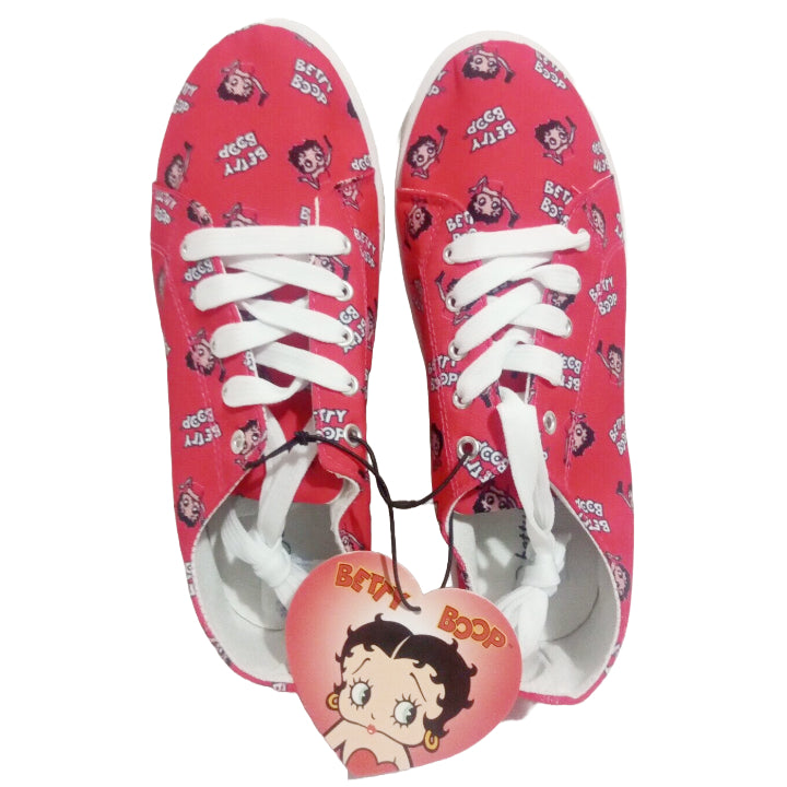 BETTY BOOP RED LOWTOP SNEAKERS ASST SIZE C/P 18