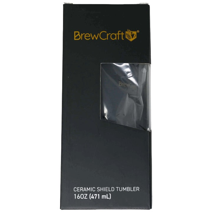 16oz Blk Ceramic Tumbler C/P 30 BrewCraft