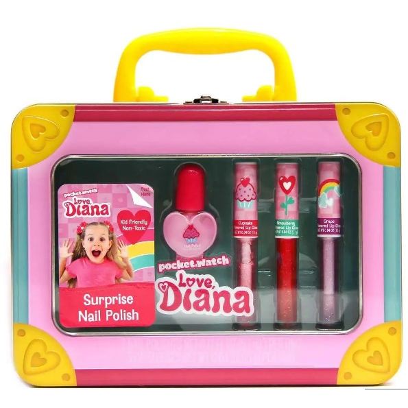 DIANA COSMETIC TRASURE BOX W/SURPRISE C/P 6