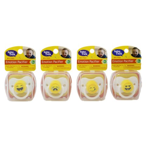 PACIFIER EMOTION IN TRAVEL BOX 3 ASS C/P 36