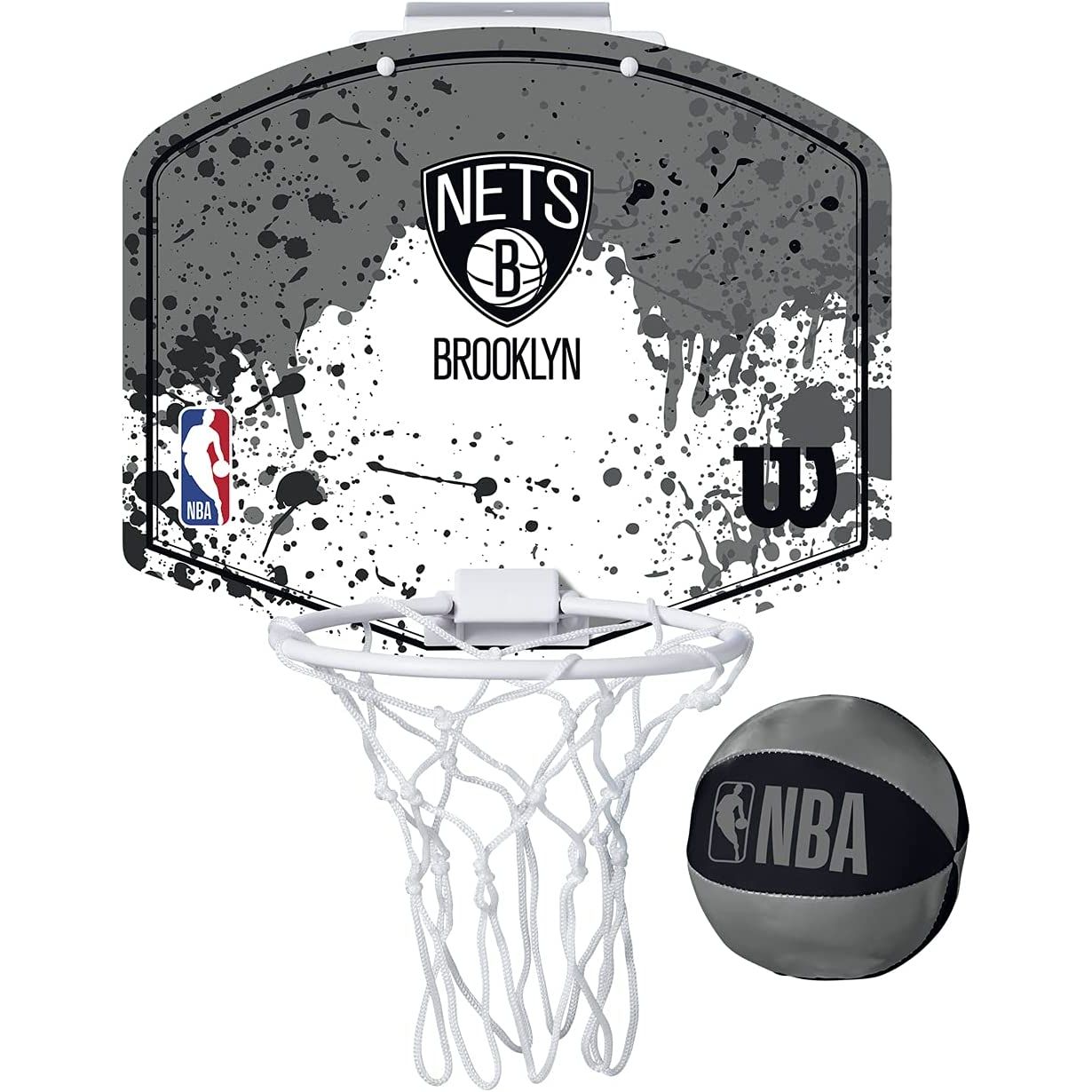 NBA TEAM MINI HOOP W/BALL BROOKLYN NETS C/P 6
