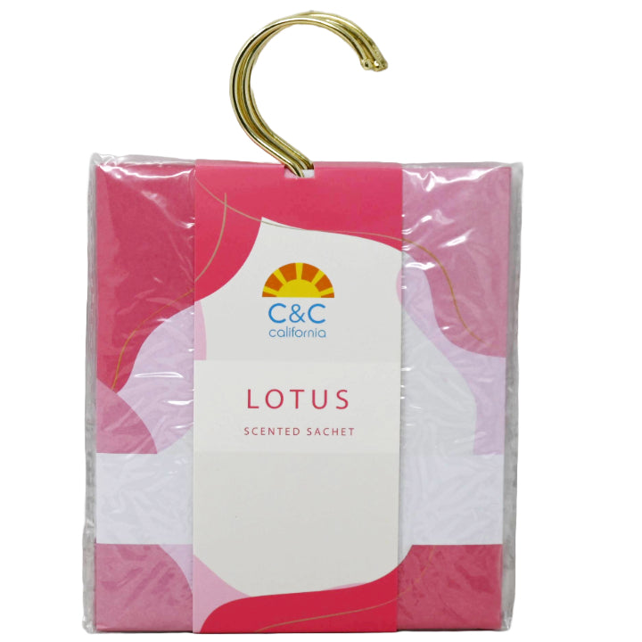 4pk LOTUS SCENTED CLOSET SACHET C/P 100