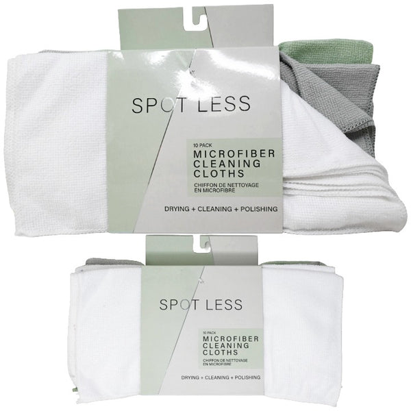 10pk Multi 2 Microfiber Cloths C/P 48
