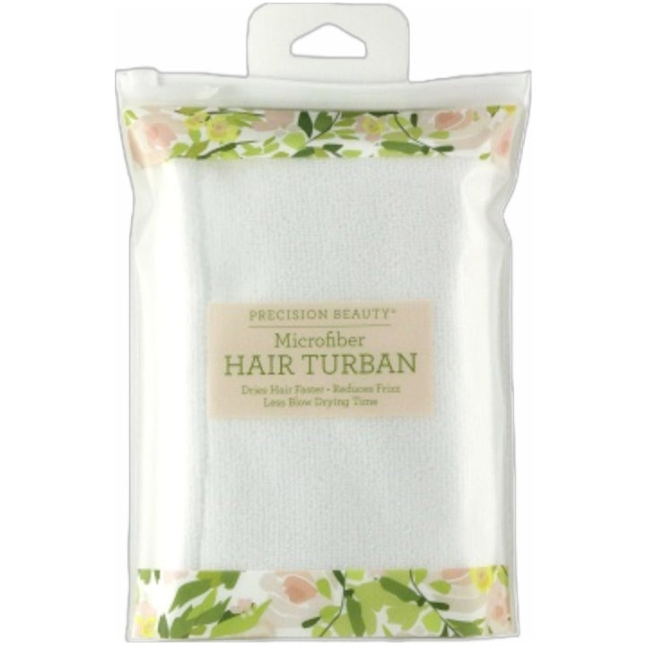WHITE QUICK DRY MICROFIBER HAIR TURBAN C/P 72