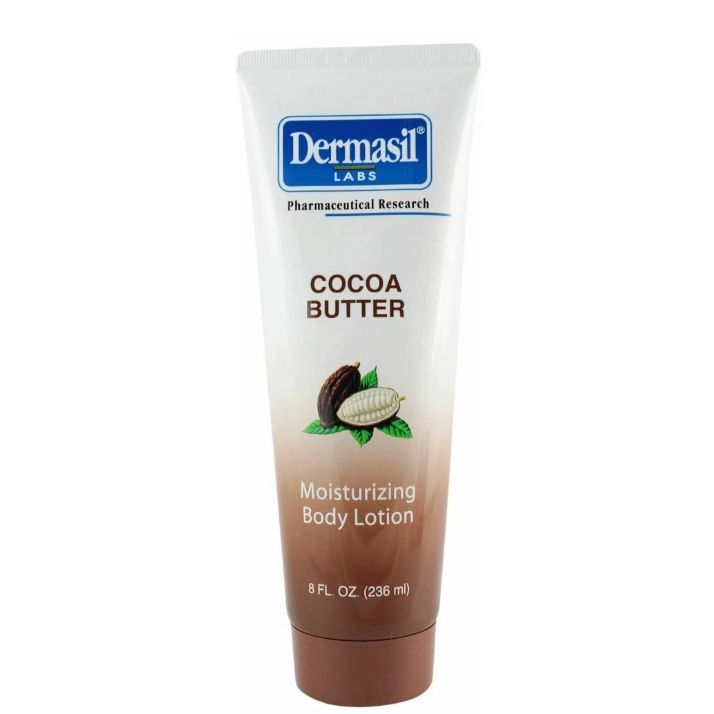 8oz Cocoa Butter Body Lotion Dermasil Moisturizing C/P 24