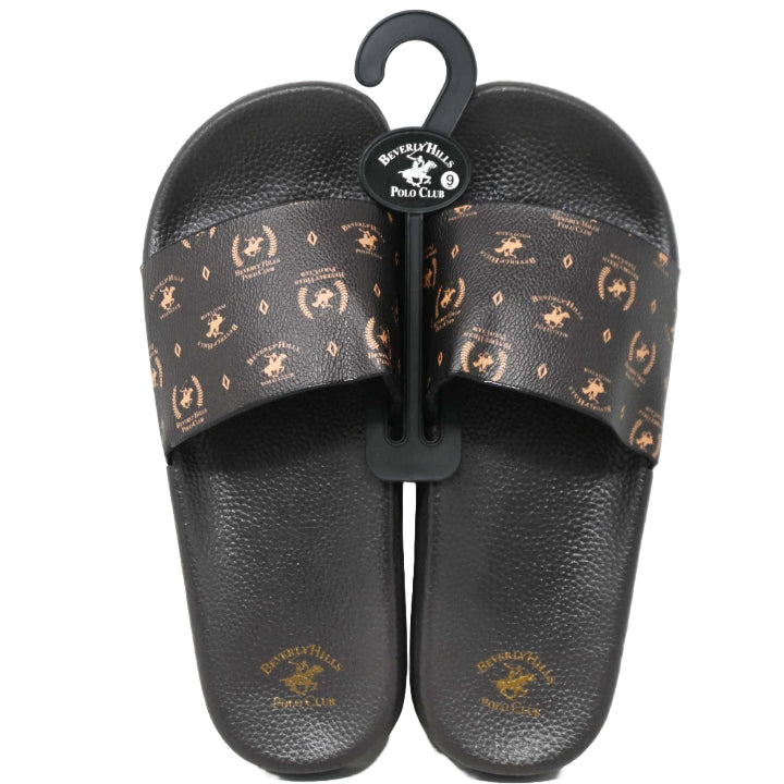 BHPC BROWN PRINTED SANDALS ASST SIZE C/P 18