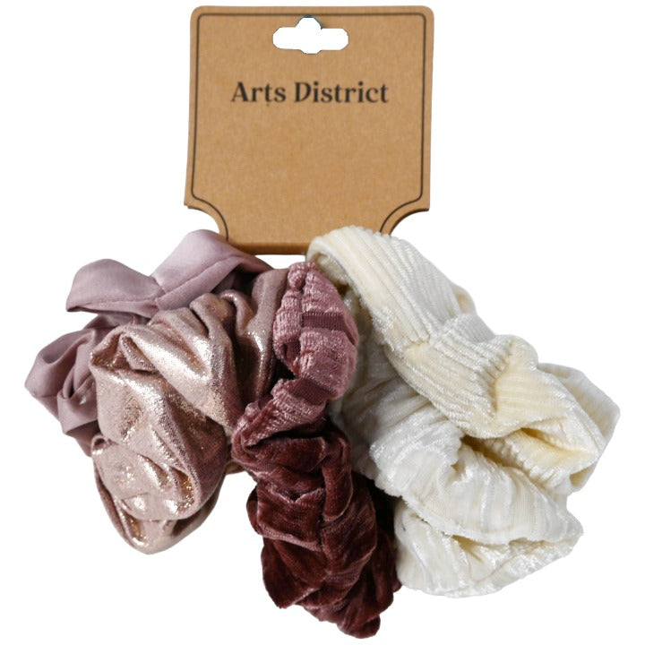 5pk Textured Scrunchies C/P 200