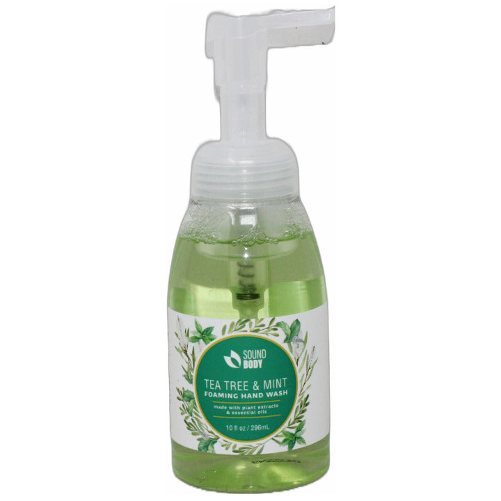 10oz Sound Body TEA TREE & MINT FOAM HAND SOAP C/P 12