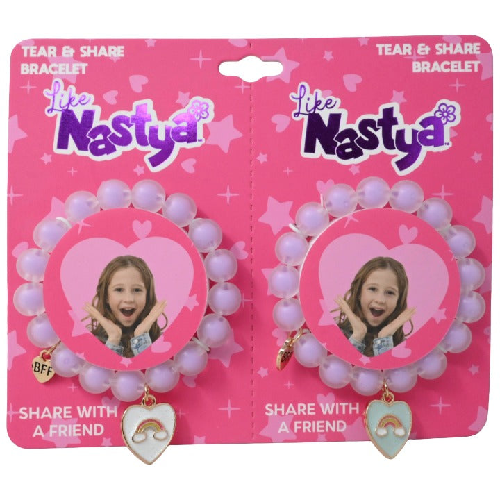 2pc Heart BFF Charm Bracelet Set C/P 36 Inner Bag 36 Nastya