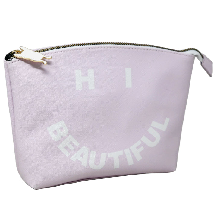 *OUTSIDE OF CA* SMALL PRINTED CURVED TOP POUCH C/P 40