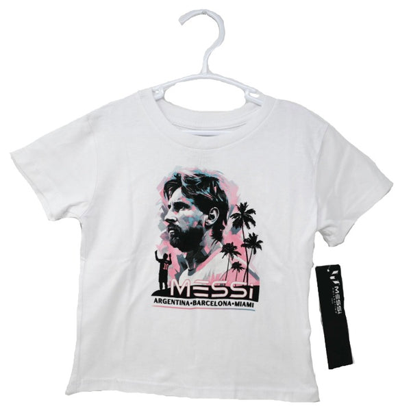 MESSI WHT WORLDS GREATEST T-SHIRT 3-ASST SIZE 2T,3T,4T C/P 24