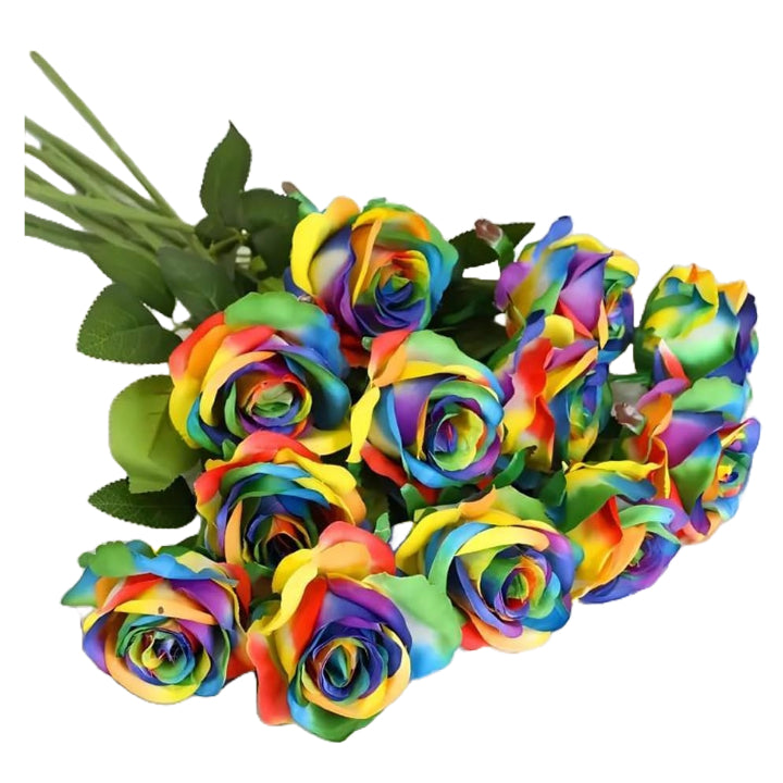 Rainbow Rose Stem 20" C/P 288