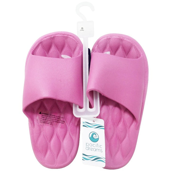 WOMEN PINK SLIDE SANDAL 3-ASST SIZE C/P 12