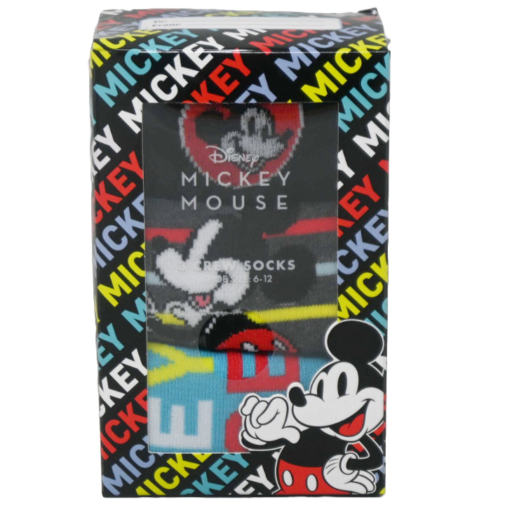 3pk MICKEY MOUSE TRUE ORIGINAL SOCKS SIZE 10-13 C/P 60