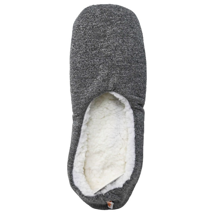 M/L Gry Slippers Heathered XpresSpa C/P 60