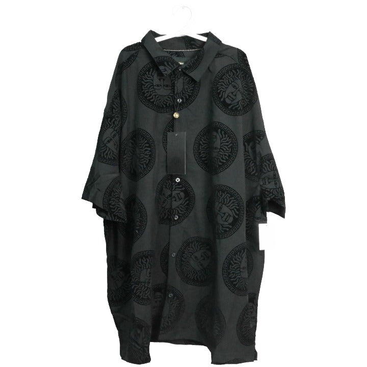 Blk SS Medusa Shirt C/P 48 Drill Clothing Co.
