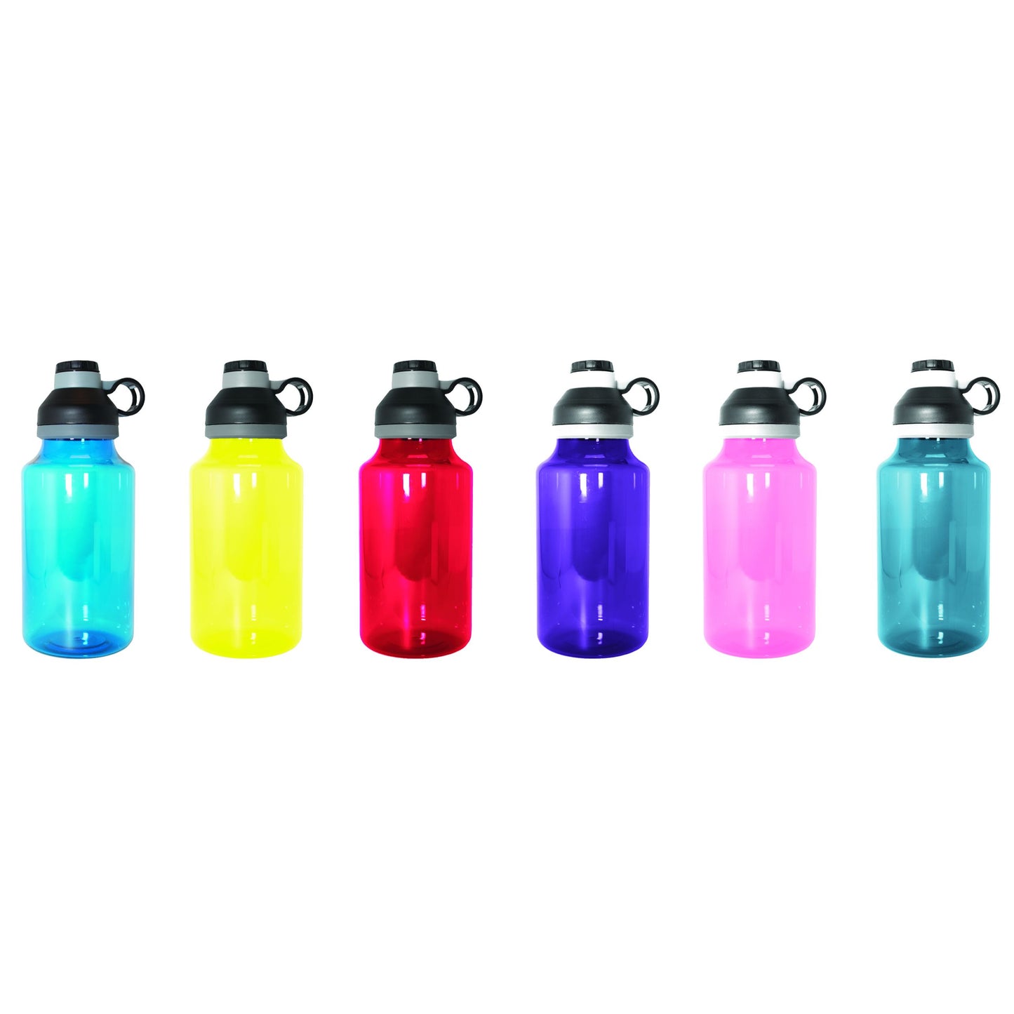 64oz WATER BOTTLE ASST COLORS C/P 48