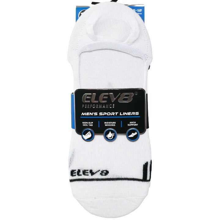 10pk Mens W/B/G Asst Liners C/P 60 ELEV8