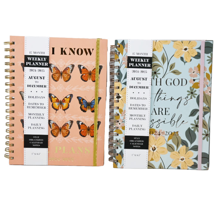 7"x9.5" PAPER COVER JOURNAL W/STICKERS & ELASTIC ASST C/P 24