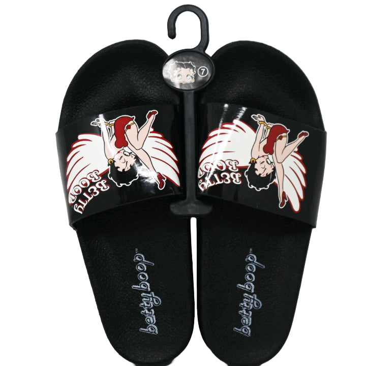 BETTY BOOP BLACK SLIDE SANDAL ASST SIZE C/P 18