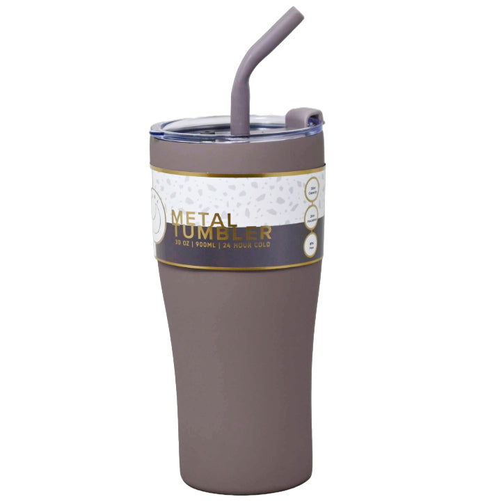 30oz BRN/KHAKI CHANDRA S.S DBL WALL WATER BOTTLE C/P 24