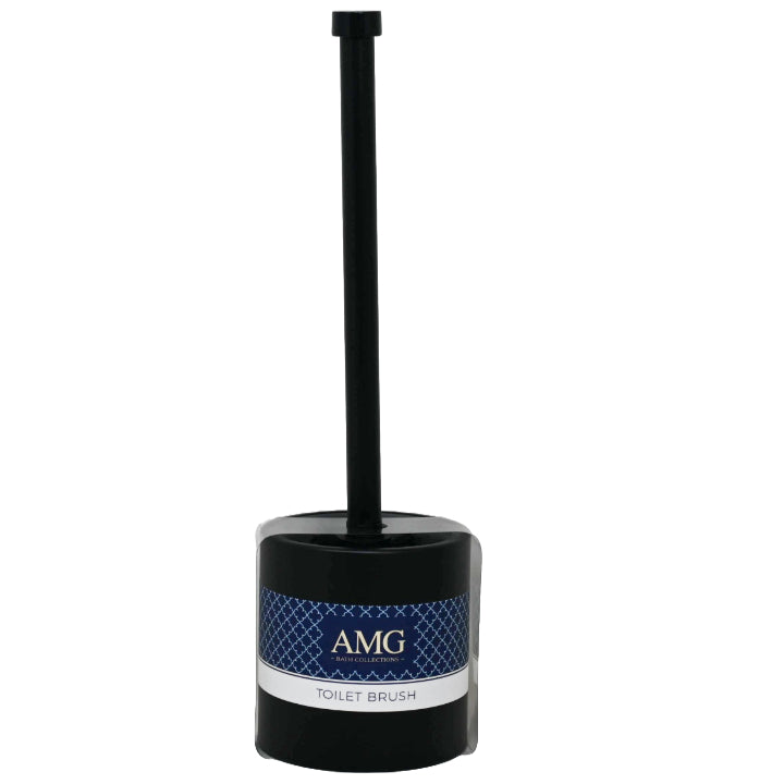 MATTE BLACK TOILET BRUSH HOLDER C/P 12