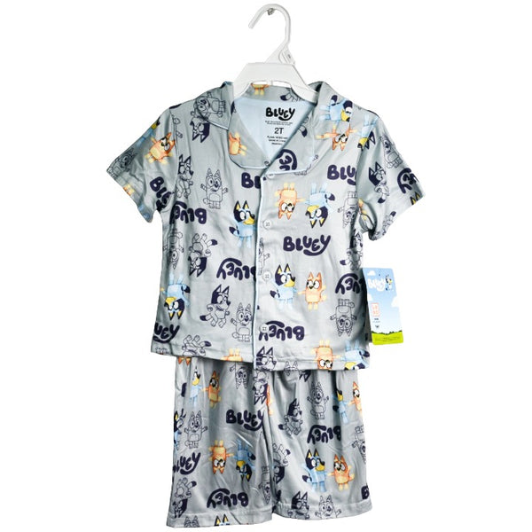 Very Bluey Sz 2T,3T,4T 2pc Pajama Set Sleepwear C/P 6 Bluey