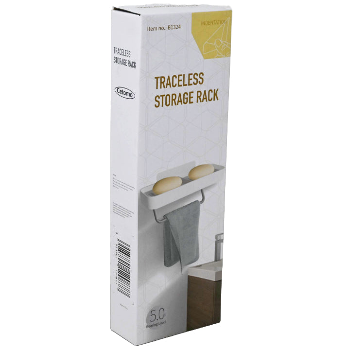 BATHROOM WALL SHELF W/TOWEL BAR C/P 60