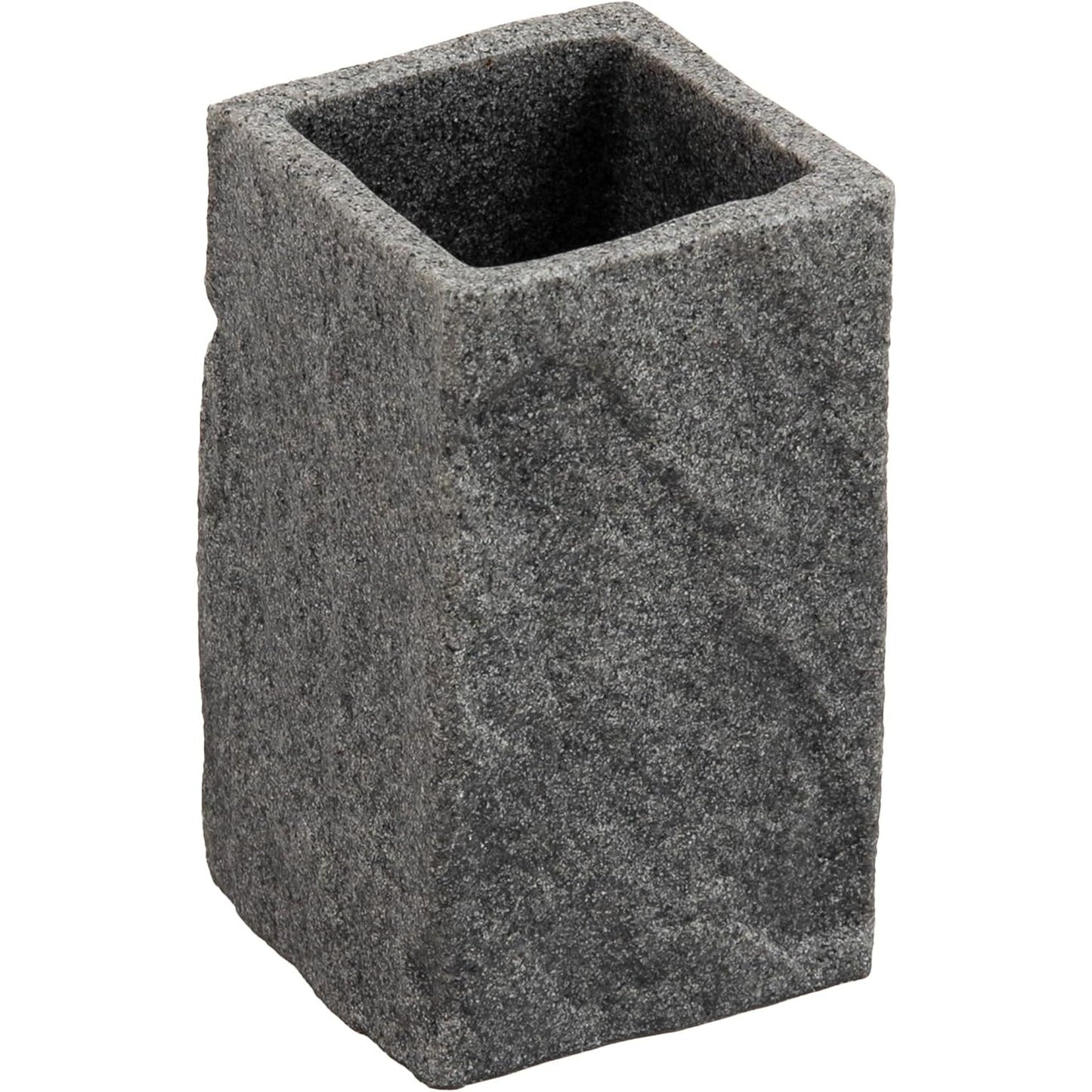 RESIN GREY CONCRETE LOOK TUMBLER C/P 24