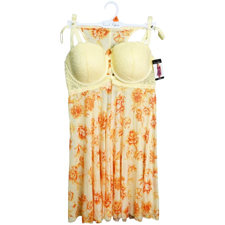 Ylw Plus Lace Babydoll C/P 72 French Affair