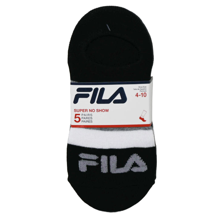 5pk FILA MULTI BLOCK SUPER NS SOCKS SIZE 9-11 C/P 60