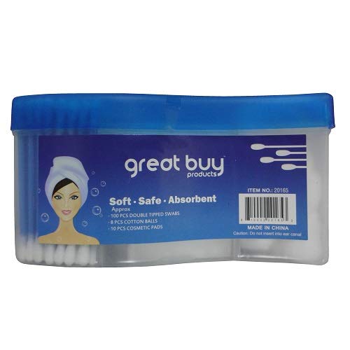 COTTON SWAB/BALL/PADS 3 IN 1 3 A C/P 12