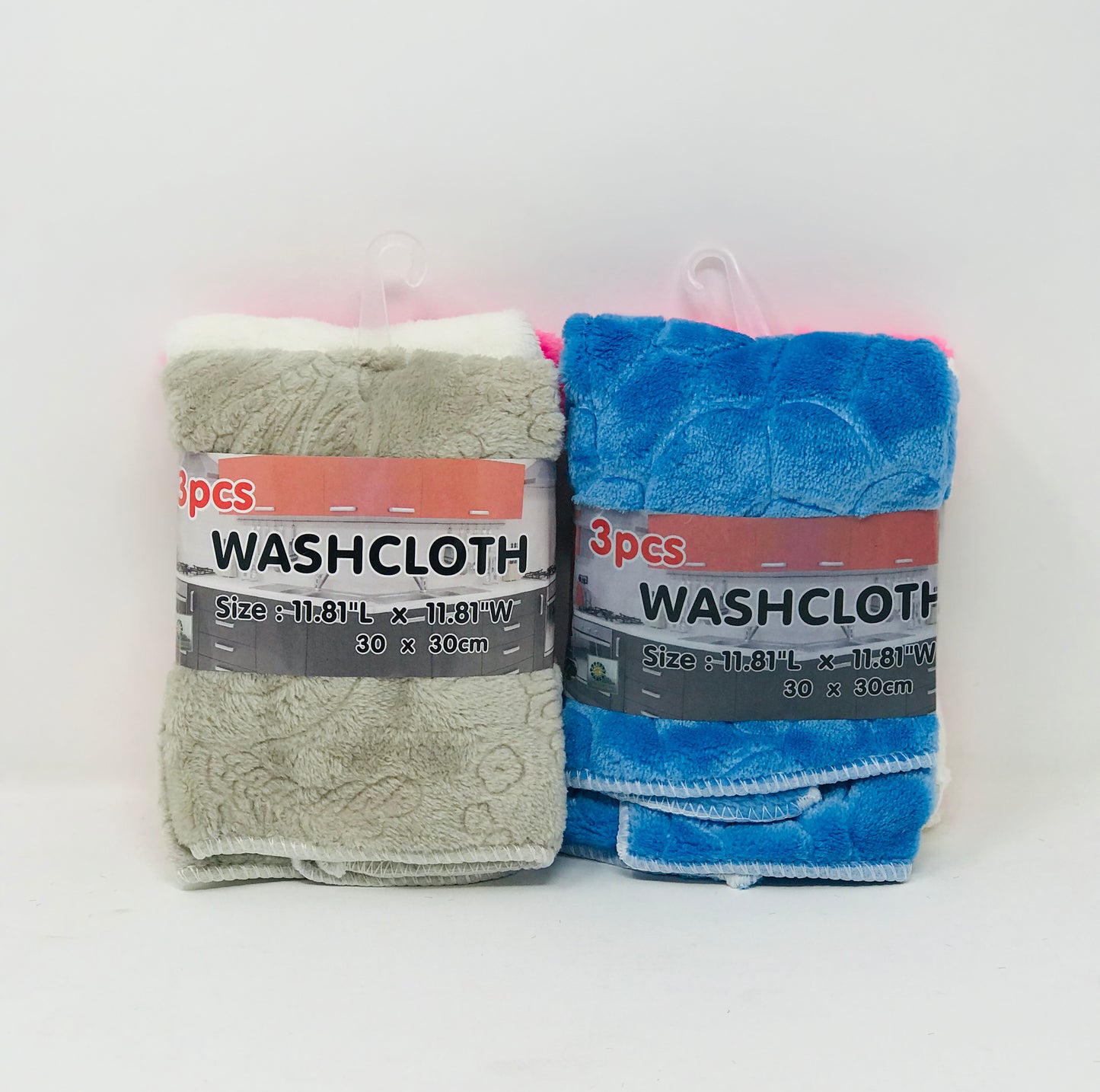 WASHCLOTH 3PC, 11.81X11.81" C/P 48