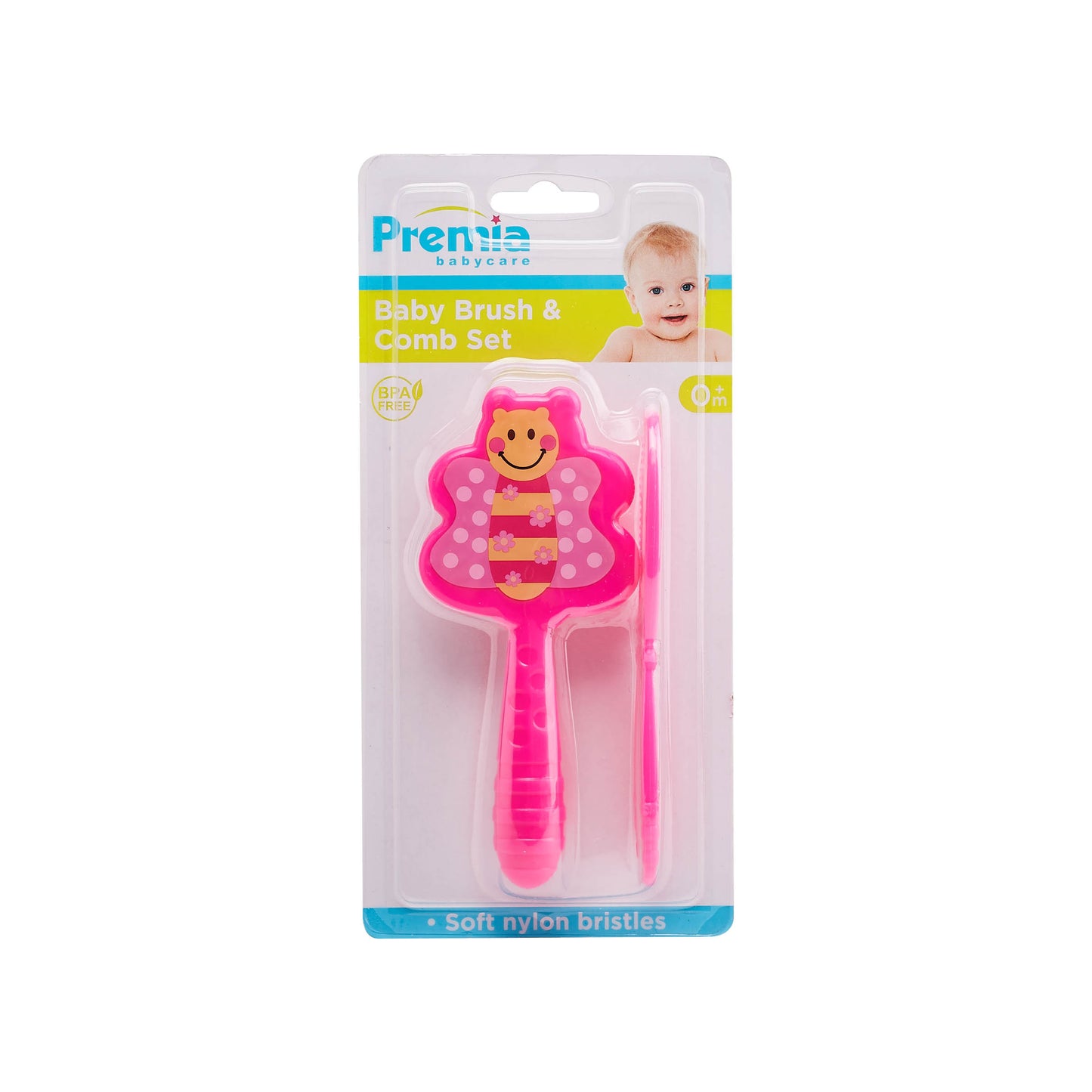 PREMIA BABYCARE BUTTERFLY BABY HAIRBUSH C/P 36