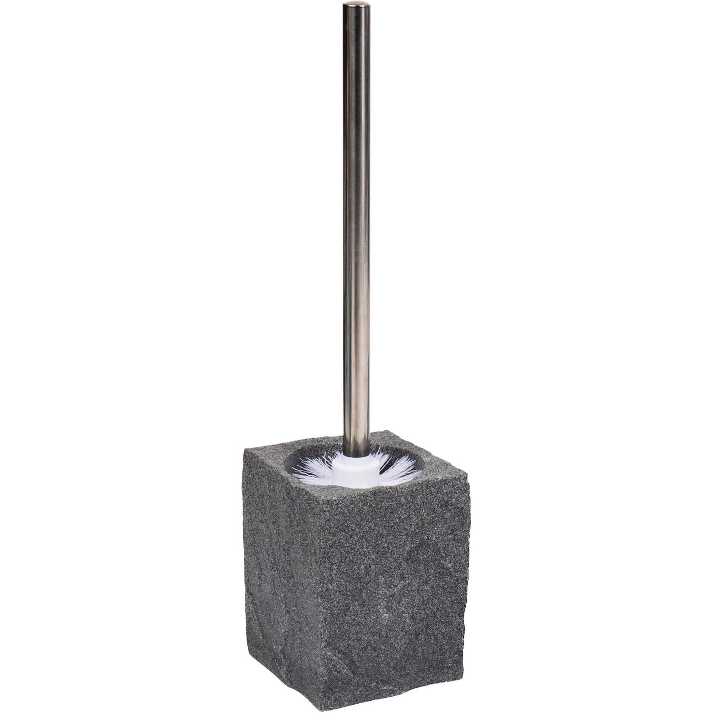 RESIN GREY CONCRETE LOOK TOILET BRUSH HOLDER C/P 8