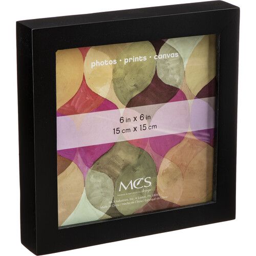 6X6" BLACK PHOTO FRAME C/P 4