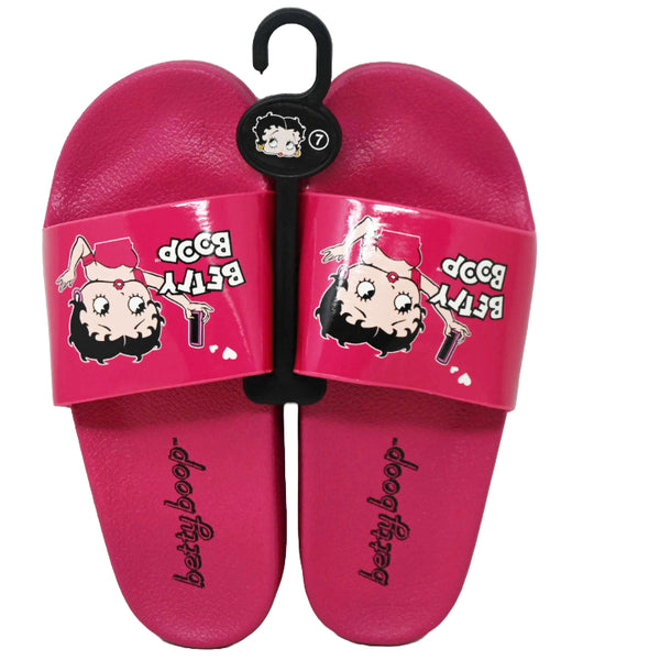 BETTY BOOP FUCHSIA SLIDE SANDAL ASST SIZE C/P 12
