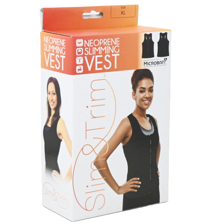 XL JET BLK WOMEN NEOPRENE VEST (BOXED) C/P 12