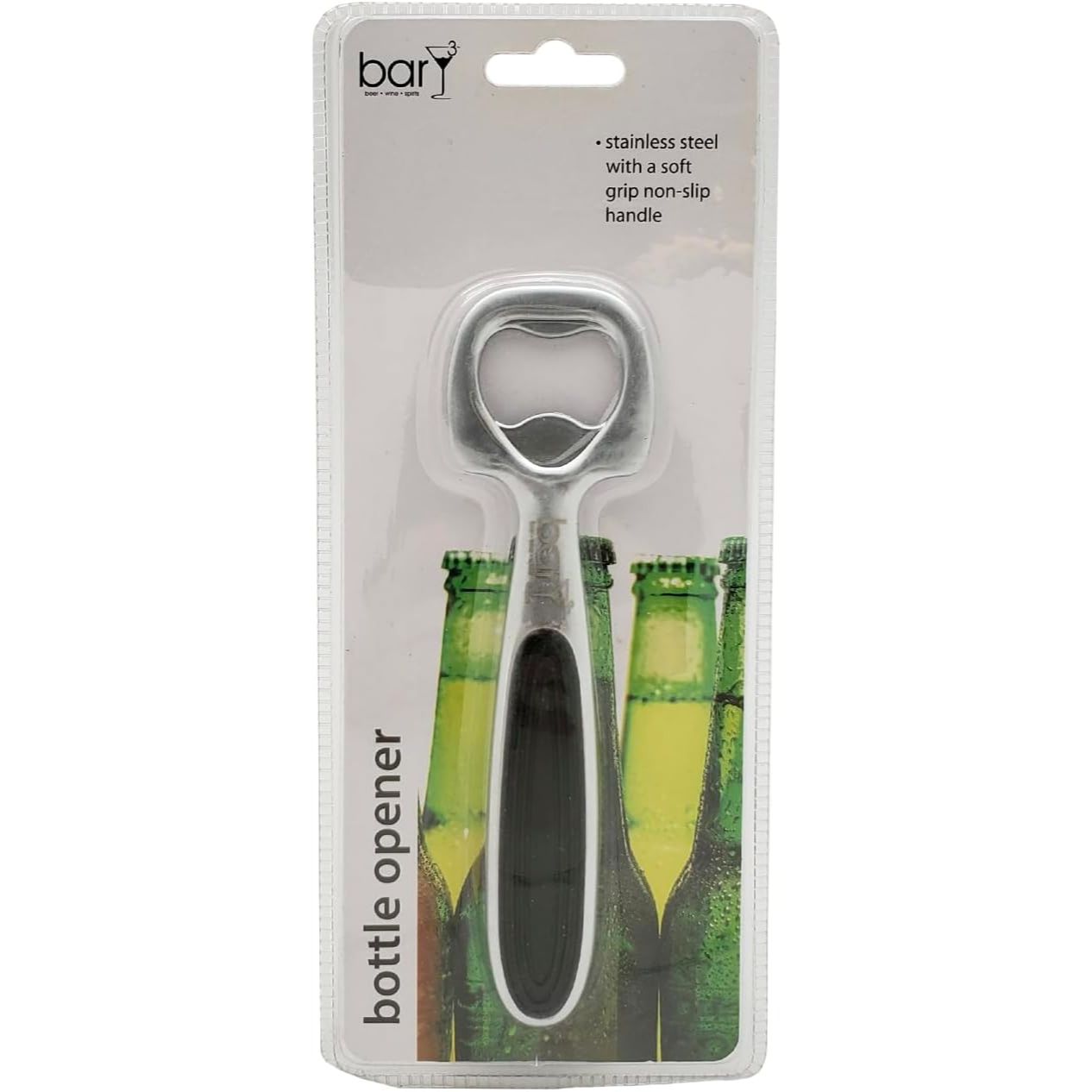 BarY3 BLACK S.S. BOTTLE OPENER C/P 24