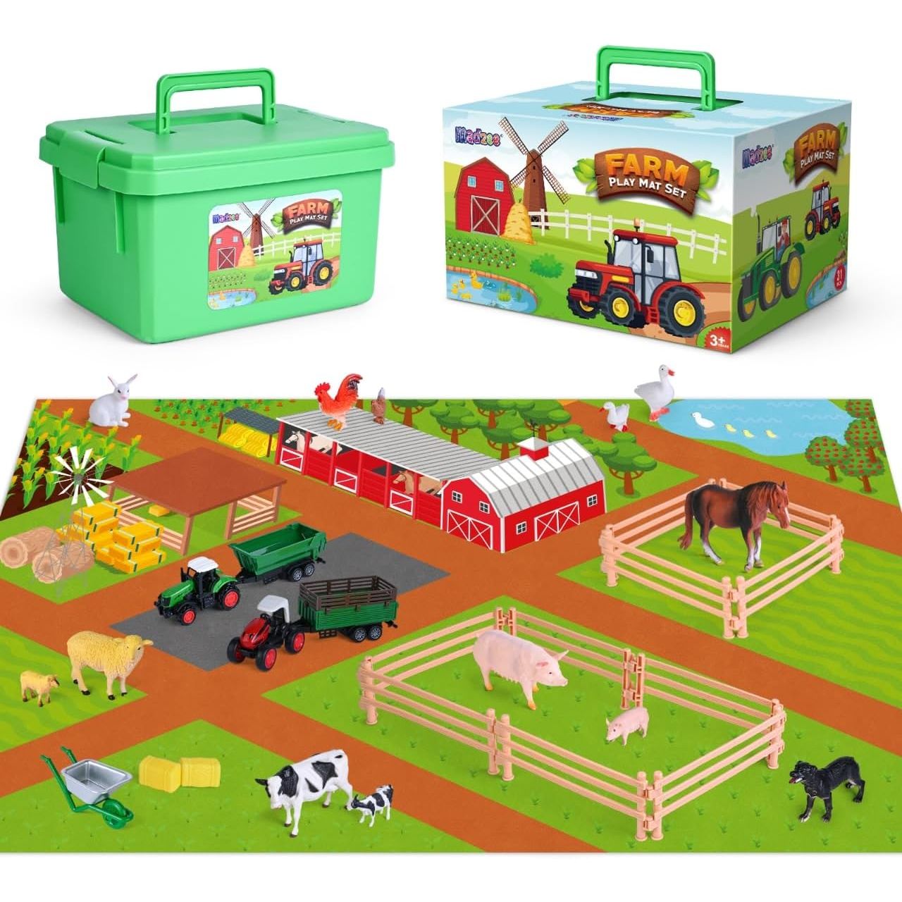 FARM MAT PLAYSET C/P 12