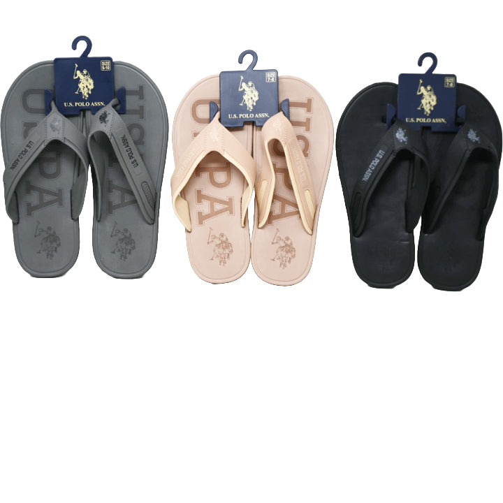 U.S. POLO ASSN. MEN'S ASST SIZE & COLOR BLK/GRY/TAN SANDALS C/P 36