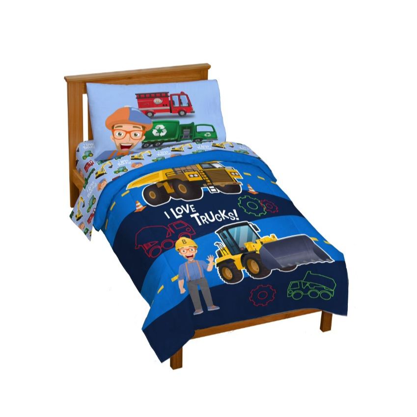 4pc Toddler Blippi Bedding Set C/P 2