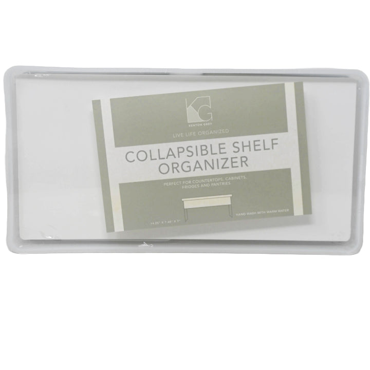 Collaspible Shelf Doubler with Grey TPR 14.25x7.48x7.01" C/P 12
