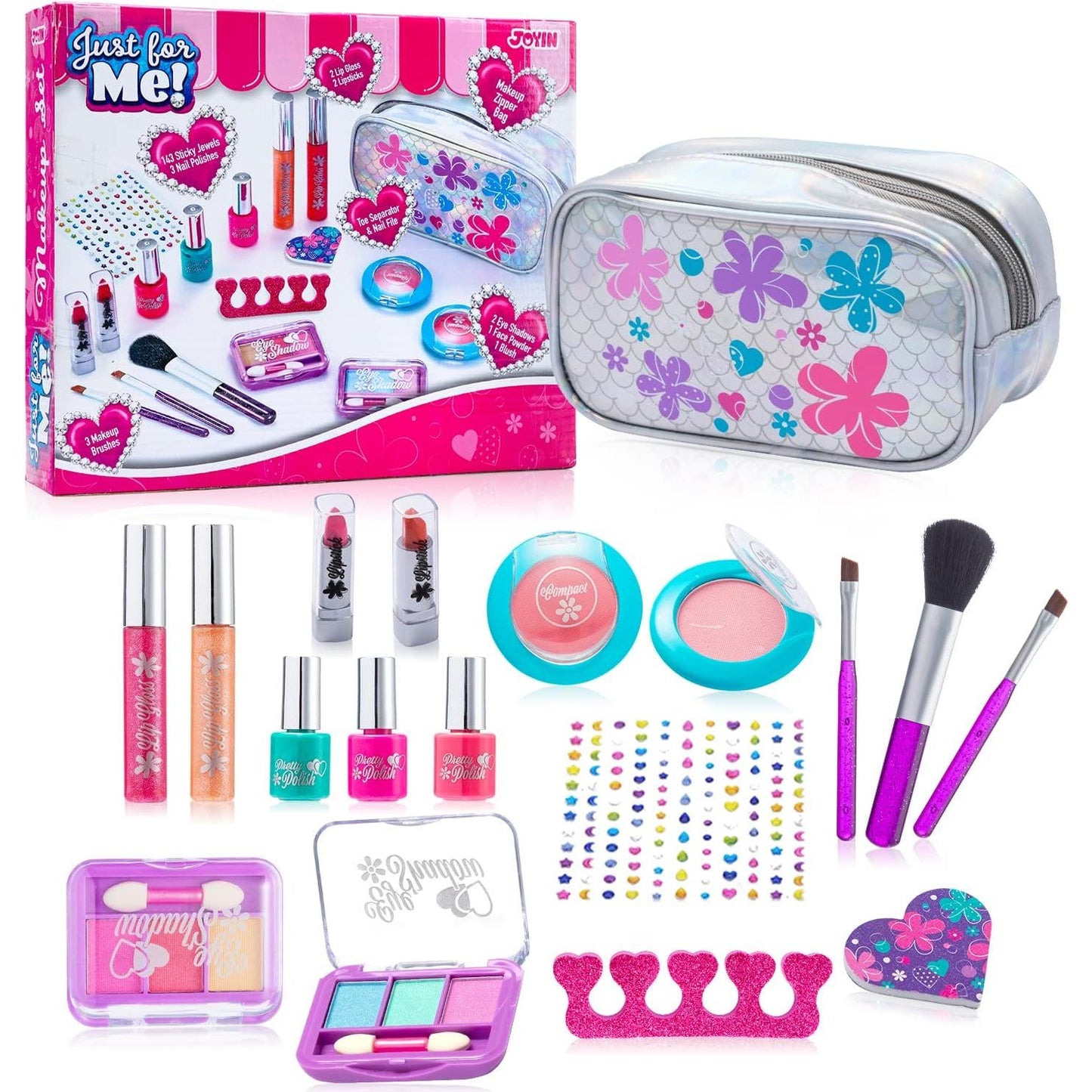 18pc Pretend Makeup Set Playtime Kids Toys C/P 18