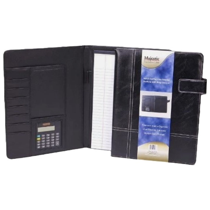 Black Portfolio *Outside of CA* w/Closure and Calculator C/P 20