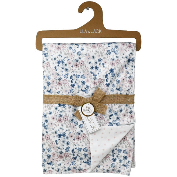 WhtPnkBlu Flrl Throw C/P 30 Lila & Jack