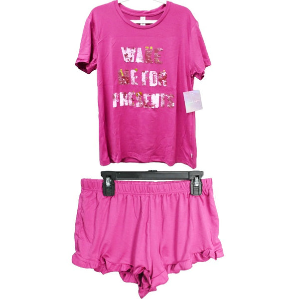 2pc Pnk Shirt Short Set C/P 36 French Affair