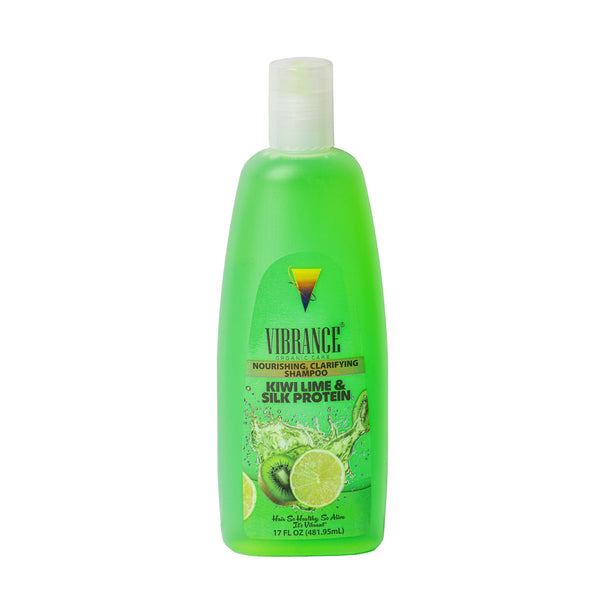 17oz VIBRANCE ORGANIC CARE SHAMPOO , KIWI LIME & SILK PROTEIN C/P 12